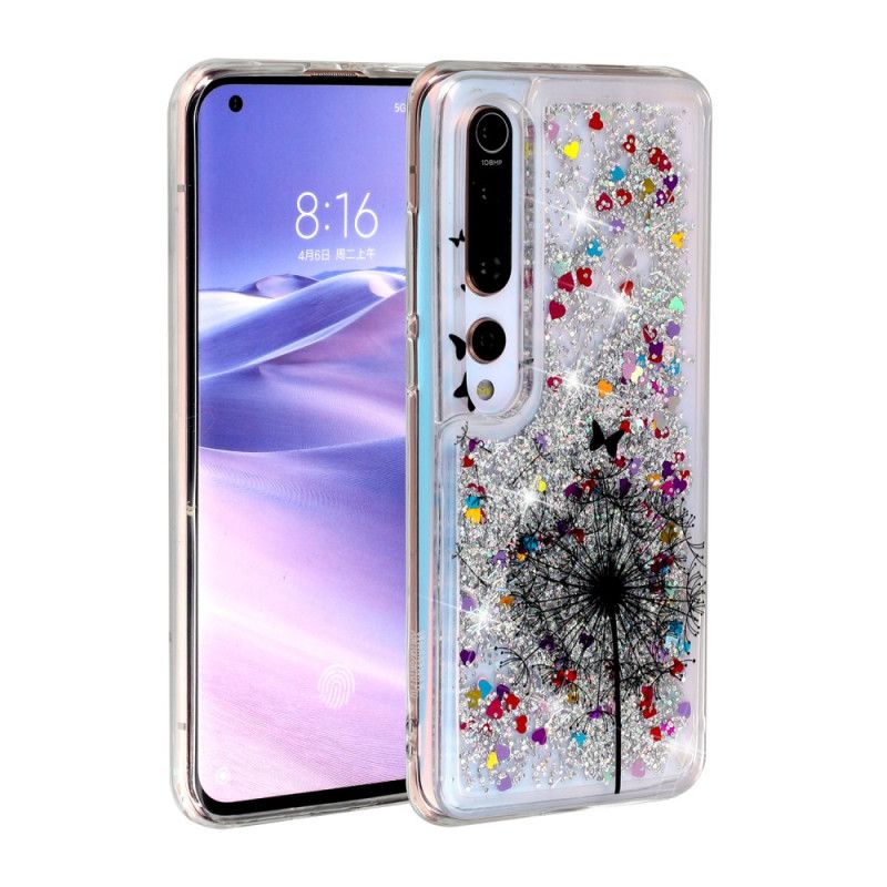 Coque Xiaomi Mi 10 / 10 Pro Pissenlits Paillettes