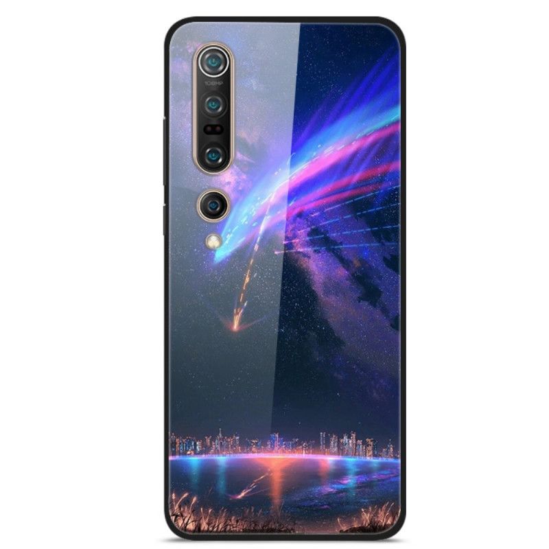 Coque Xiaomi Mi 10 Verre Trempé Galaxie Constellation