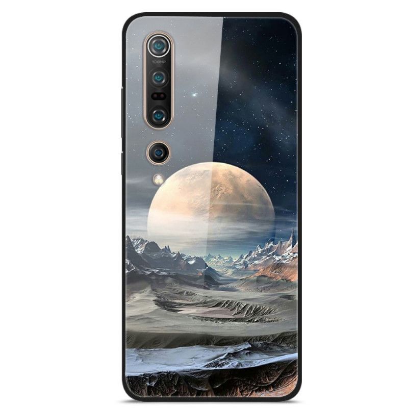 Coque Xiaomi Mi 10 Verre Trempe Lune De L'espace