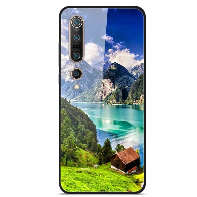 Coque Xiaomi Mi 10 Verre Trempé Paysage De Rêve