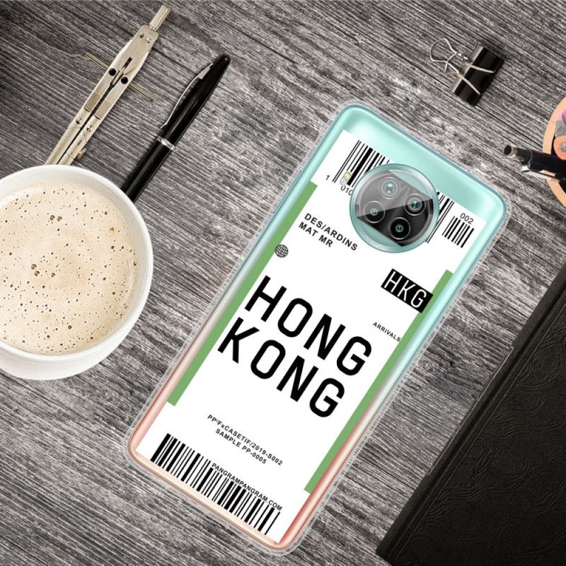 Coque Xiaomi Mi 10t Lite 5g / Redmi Note 9 Pro 5g Boarding Pass To Hong Kong