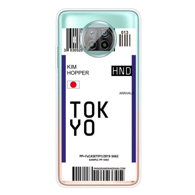Coque Xiaomi Mi 10t Lite 5g / Redmi Note 9 Pro 5g Boarding Pass To Tokyo