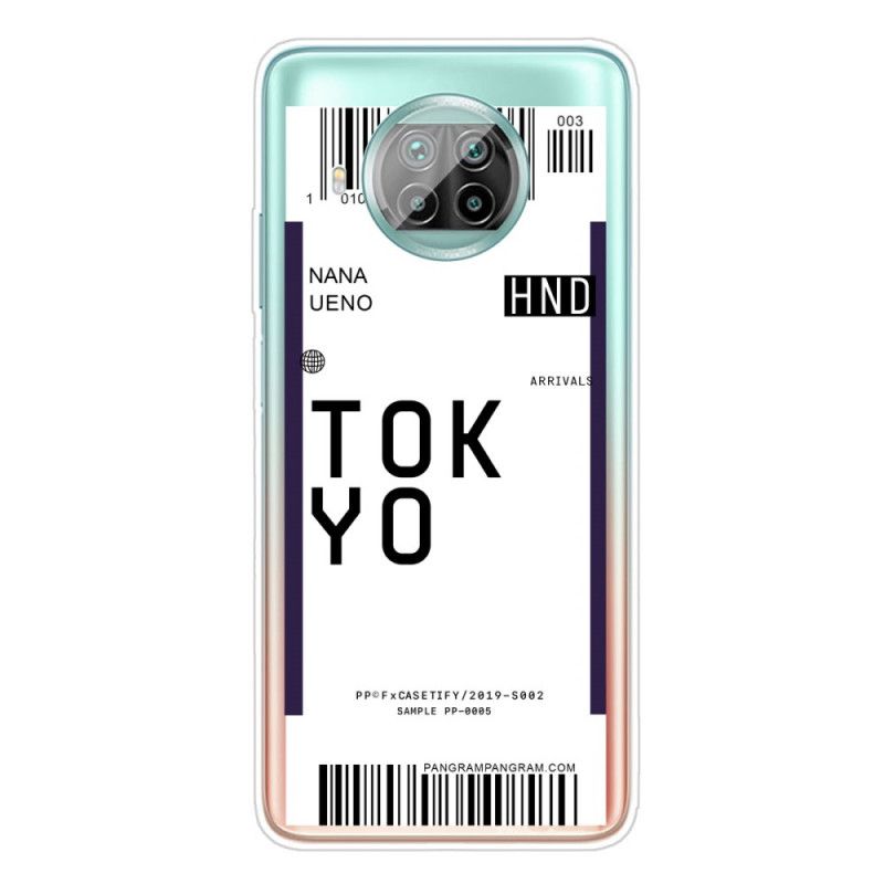 Coque Xiaomi Mi 10t Lite 5g / Redmi Note 9 Pro 5g Boarding Pass To Tokyo