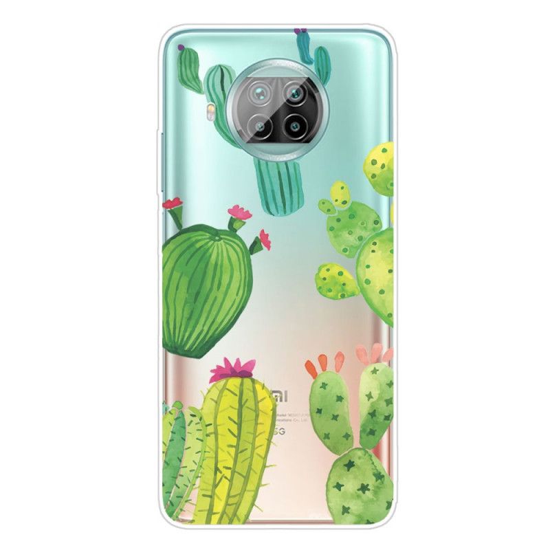 Coque Xiaomi Mi 10t Lite 5g / Redmi Note 9 Pro 5g Cactus Aquarelle
