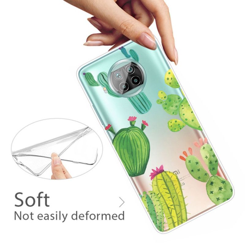 Coque Xiaomi Mi 10t Lite 5g / Redmi Note 9 Pro 5g Cactus Aquarelle