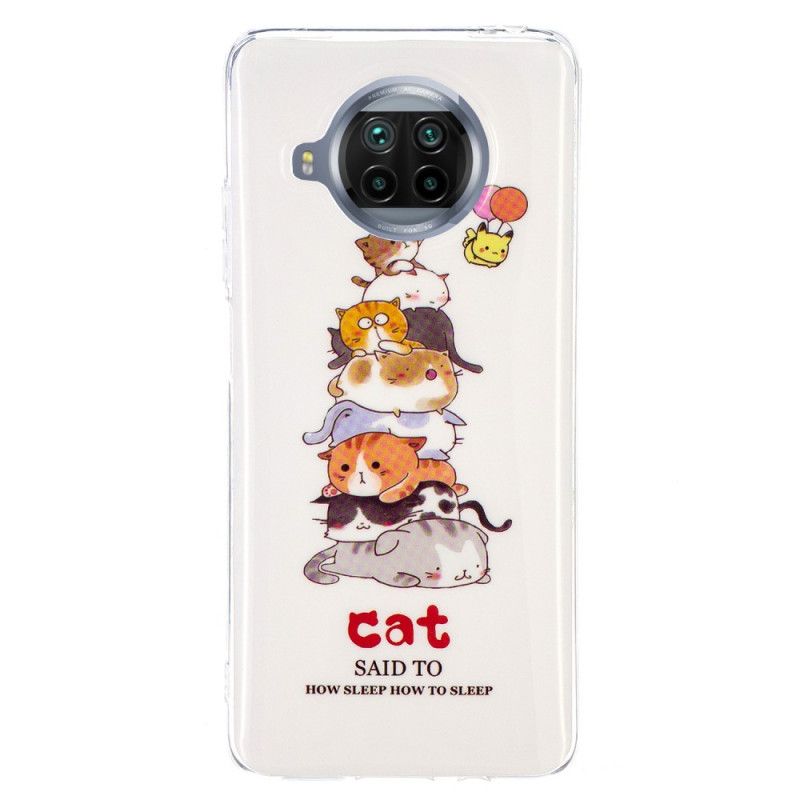 Coque Xiaomi Mi 10t Lite 5g / Redmi Note 9 Pro 5g Cats Fluo