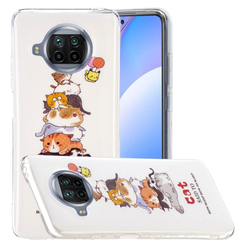 Coque Xiaomi Mi 10t Lite 5g / Redmi Note 9 Pro 5g Cats Fluo