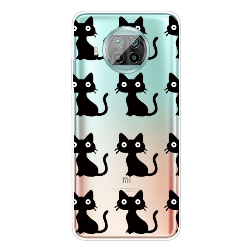 Coque Xiaomi Mi 10t Lite 5g / Redmi Note 9 Pro 5g Chats Noirs