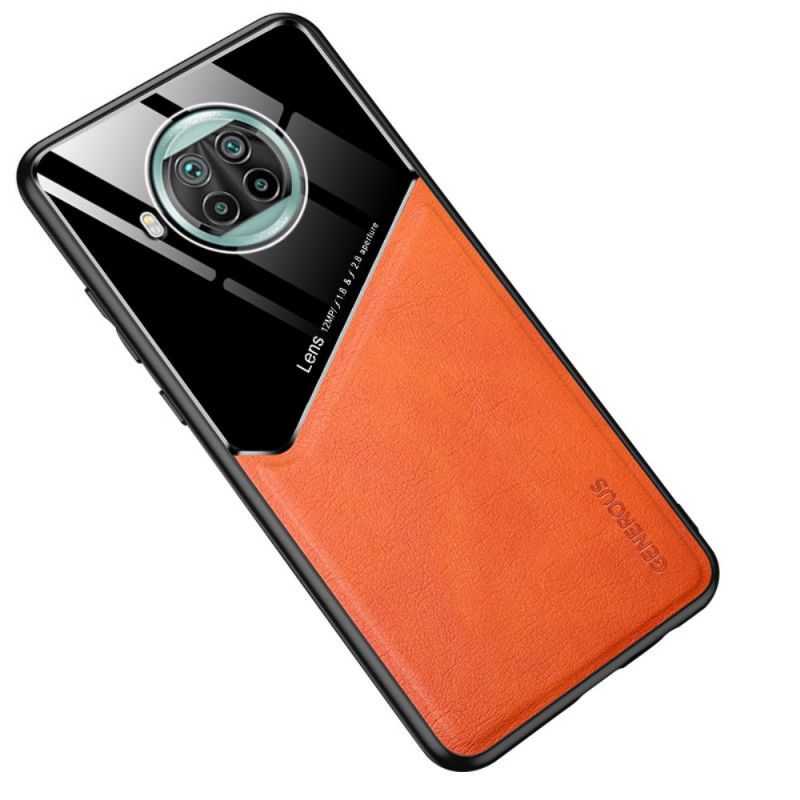 Coque Xiaomi Mi 10t Lite 5g / Redmi Note 9 Pro 5g Effet Cuir Magnétique