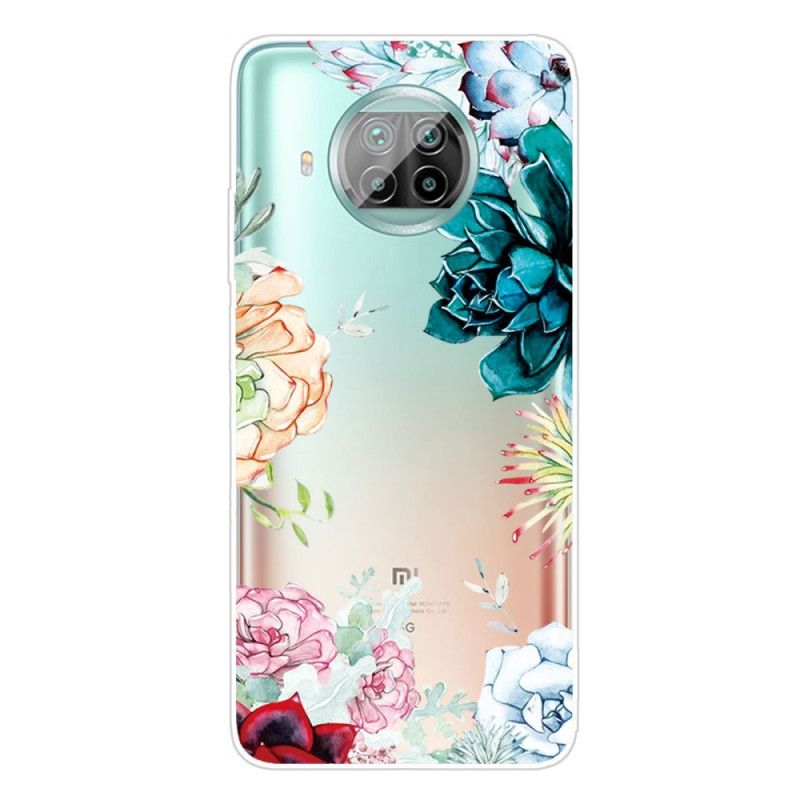 Coque Xiaomi Mi 10t Lite 5g / Redmi Note 9 Pro 5g Fleurs Aquarelle