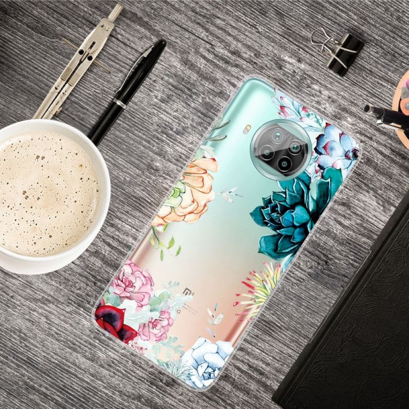 Coque Xiaomi Mi 10t Lite 5g / Redmi Note 9 Pro 5g Fleurs Aquarelle