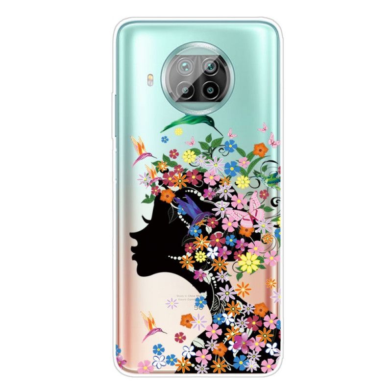 Coque Xiaomi Mi 10t Lite 5g / Redmi Note 9 Pro 5g Jolie Tête Fleurie