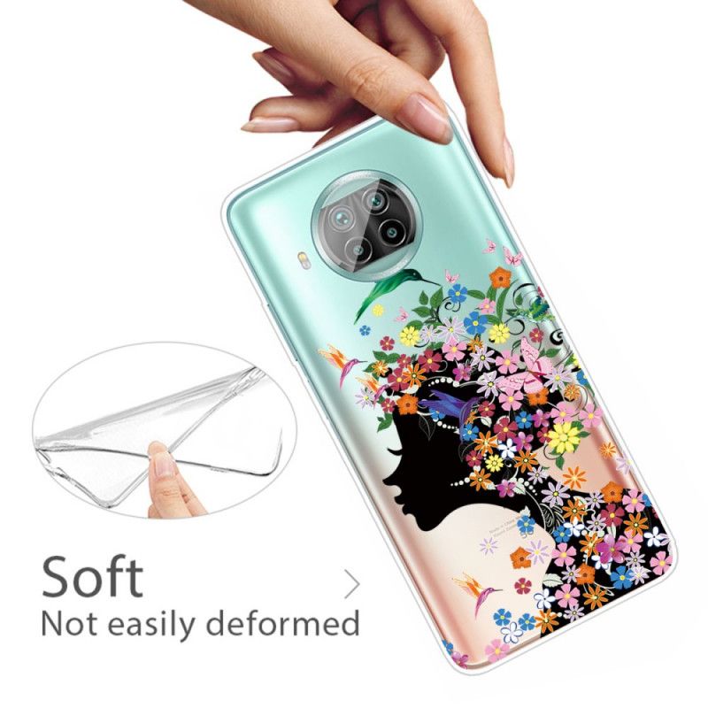 Coque Xiaomi Mi 10t Lite 5g / Redmi Note 9 Pro 5g Jolie Tête Fleurie