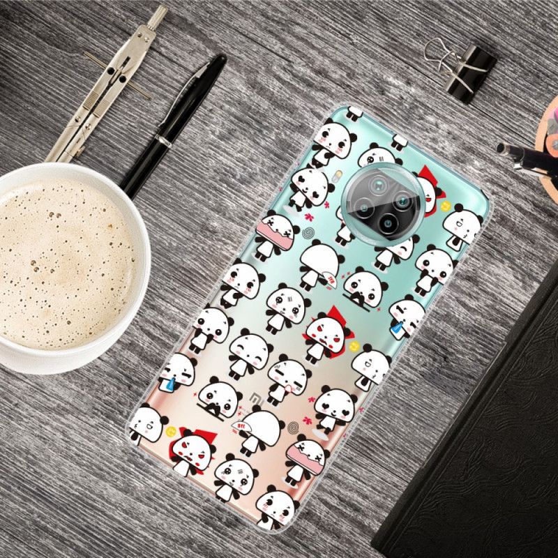Coque Xiaomi Mi 10t Lite 5g / Redmi Note 9 Pro 5g Pandas Funny
