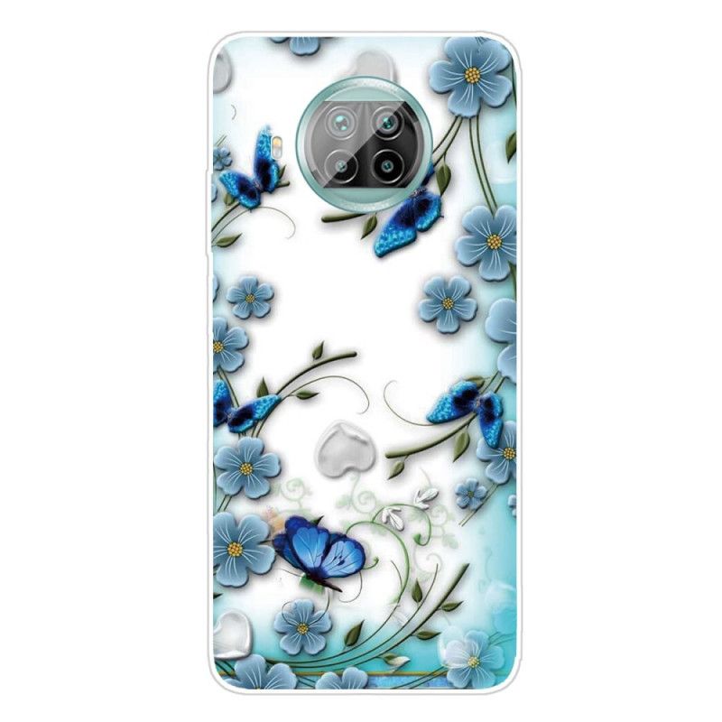 Coque Xiaomi Mi 10t Lite 5g / Redmi Note 9 Pro 5g Papillons Et Fleurs