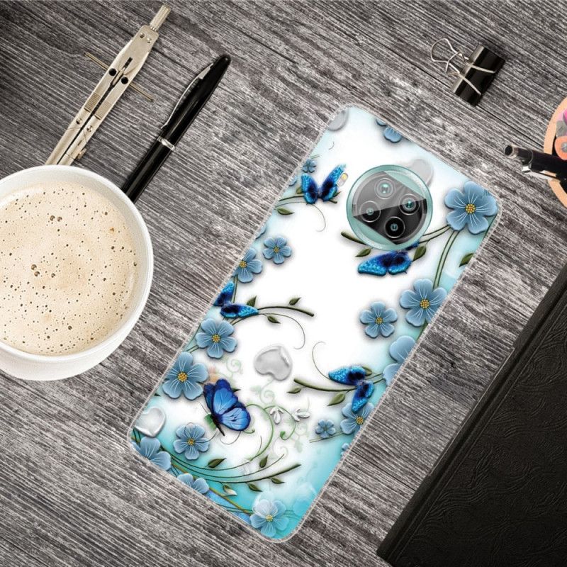 Coque Xiaomi Mi 10t Lite 5g / Redmi Note 9 Pro 5g Papillons Et Fleurs