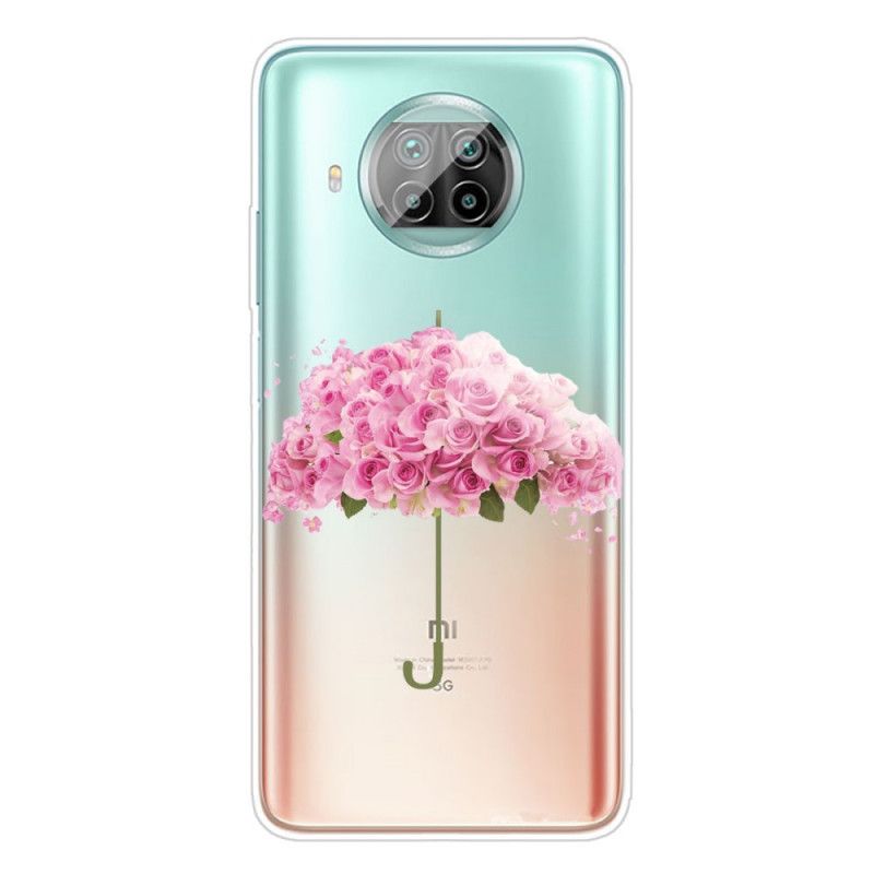 Coque Xiaomi Mi 10t Lite 5g / Redmi Note 9 Pro 5g Parapluie En Roses