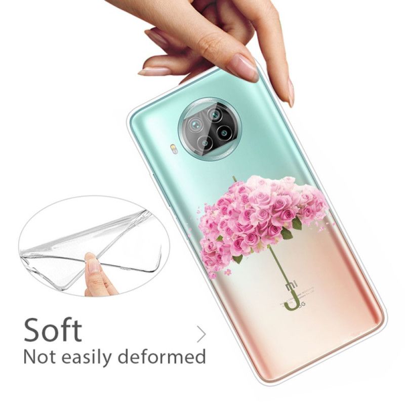 Coque Xiaomi Mi 10t Lite 5g / Redmi Note 9 Pro 5g Parapluie En Roses