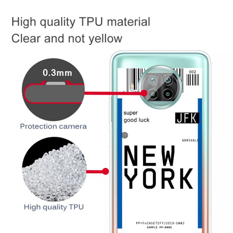 Coque Xiaomi Mi 10t Lite 5g / Redmi Note 9 Pro 5g Pass To New York