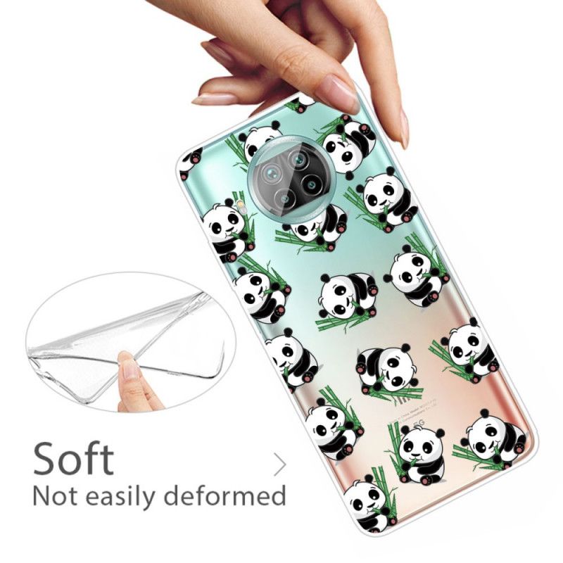 Coque Xiaomi Mi 10t Lite 5g / Redmi Note 9 Pro 5g Petits Pandas