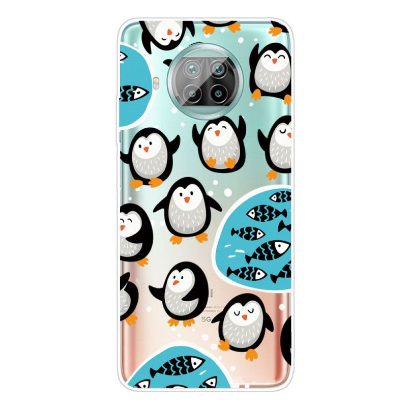 Coque Xiaomi Mi 10t Lite 5g / Redmi Note 9 Pro 5g Pingouins Et Poissons