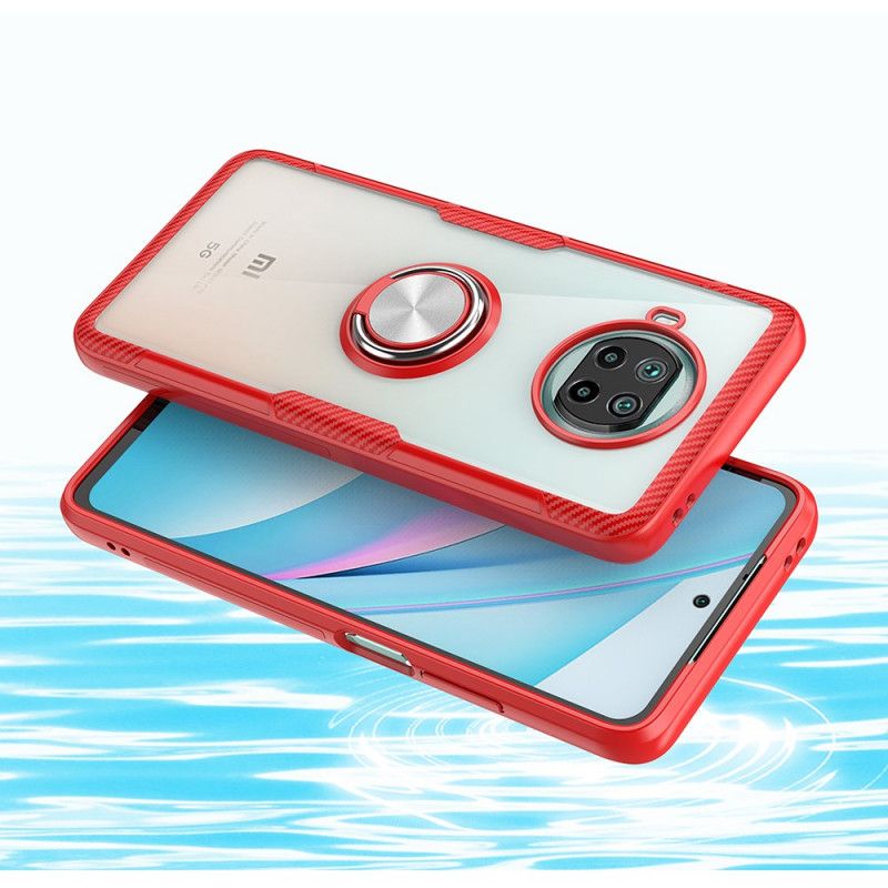 Coque Xiaomi Mi 10t Lite 5g / Redmi Note 9 Pro 5g Ring Et Carbone