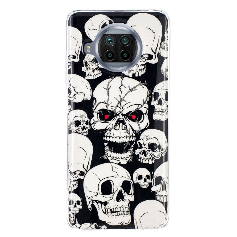 Coque Xiaomi Mi 10t Lite 5g / Redmi Note 9 Pro 5g Têtes De Mort Fluo