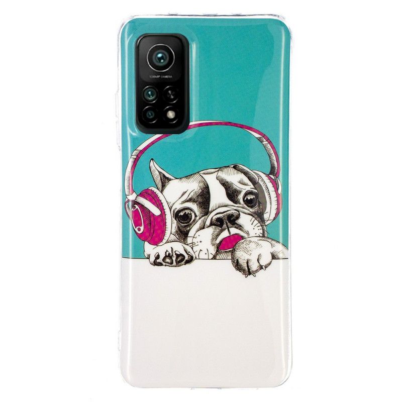 Coque Xiaomi Mi 10t / 10t Pro Chien Fluorescente