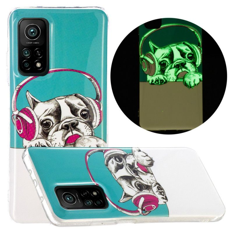 Coque Xiaomi Mi 10t / 10t Pro Chien Fluorescente