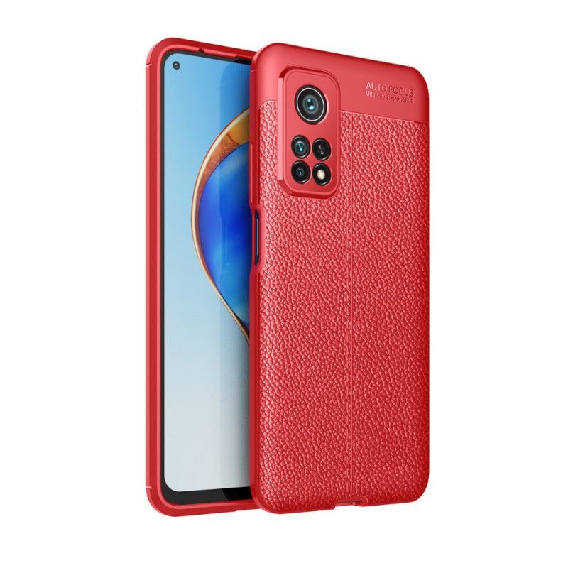 Coque Xiaomi Mi 10t / 10t Pro Effet Cuir Litchi Double Line