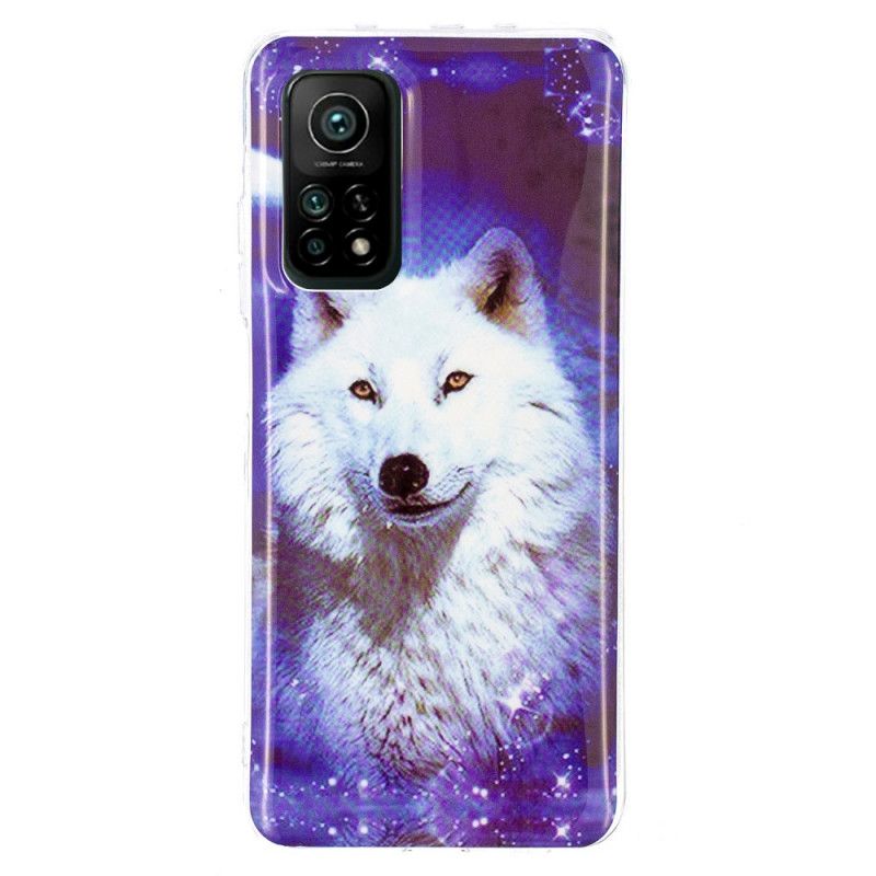 Coque Xiaomi Mi 10t / 10t Pro Série Loup Fluorescente