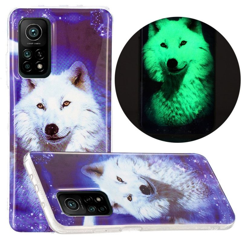 Coque Xiaomi Mi 10t / 10t Pro Série Loup Fluorescente