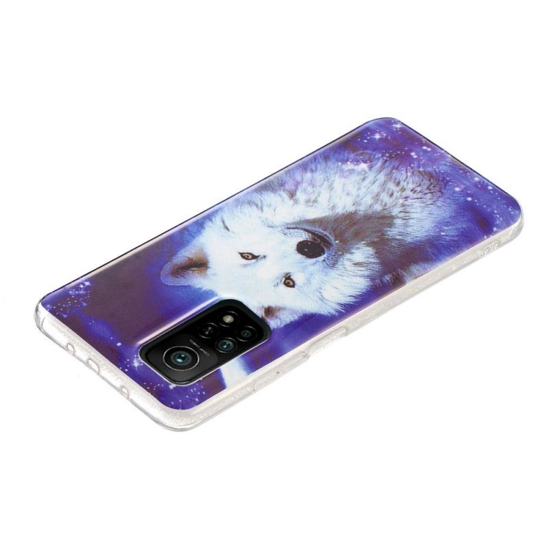 Coque Xiaomi Mi 10t / 10t Pro Série Loup Fluorescente