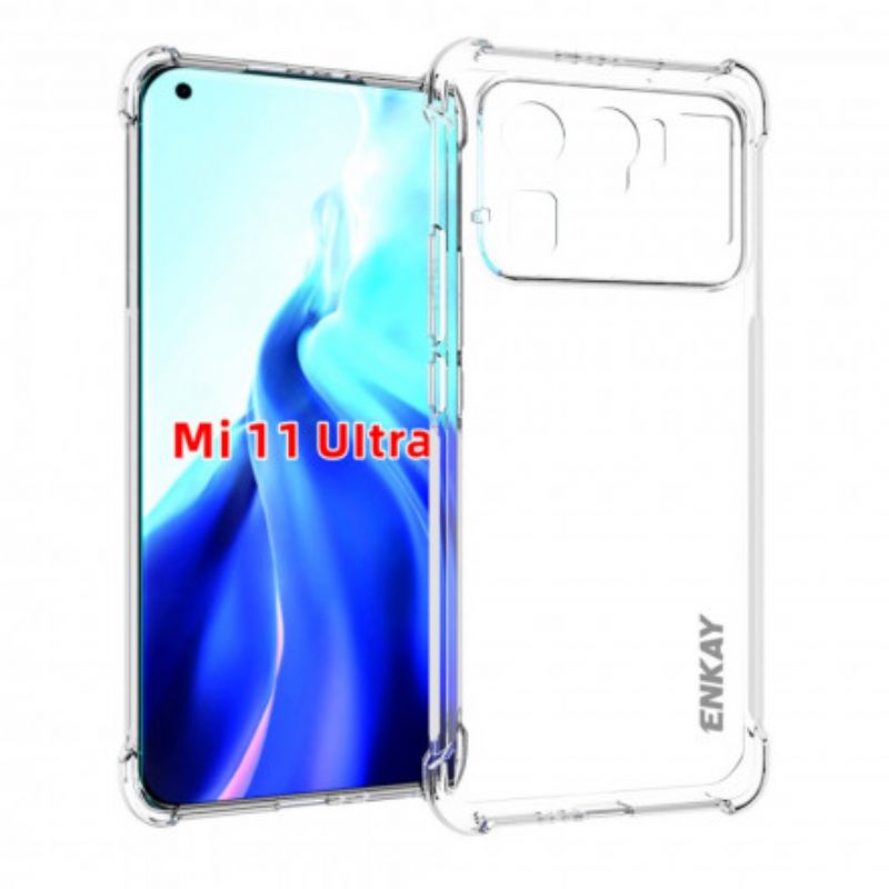 Coque Xiaomi Mi 11 Ultra Combo Coque Et Verre Trempée Enkay