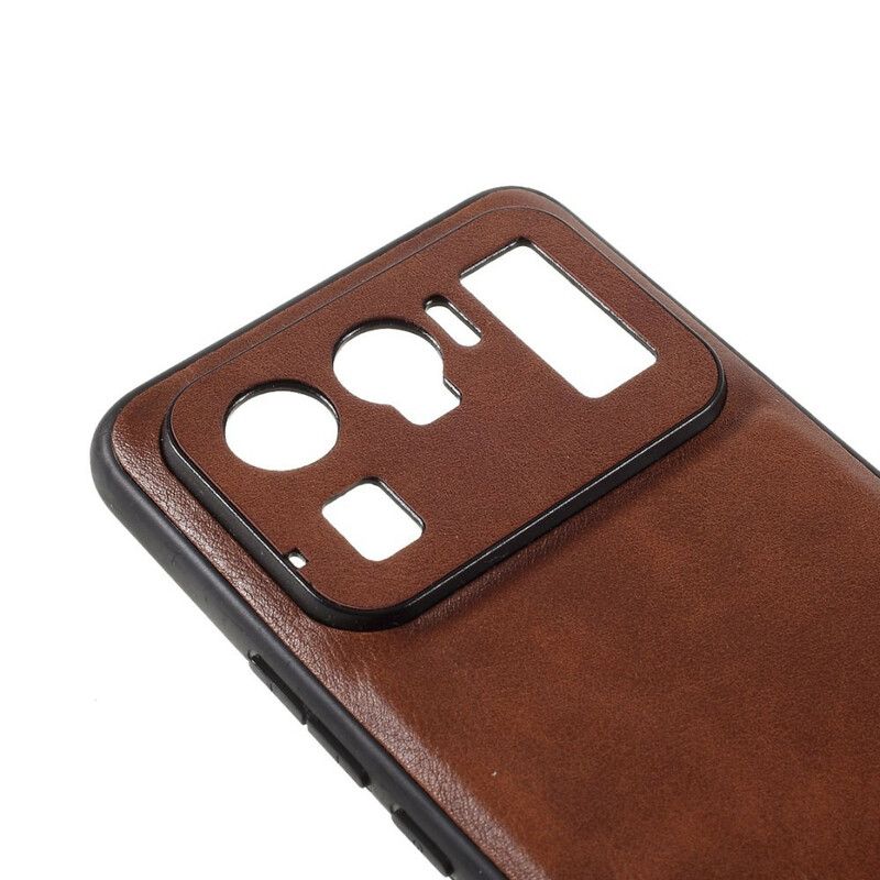 Coque Xiaomi Mi 11 Ultra Effet Cuir Vintage X-level