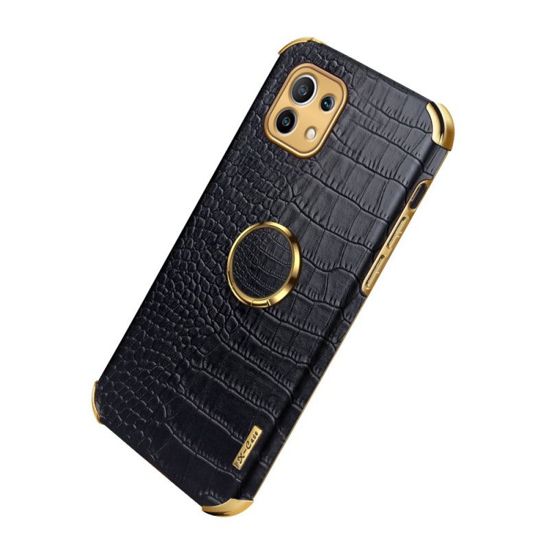 Coque Xiaomi Mi 11 X-case Effet Peau Crocodile