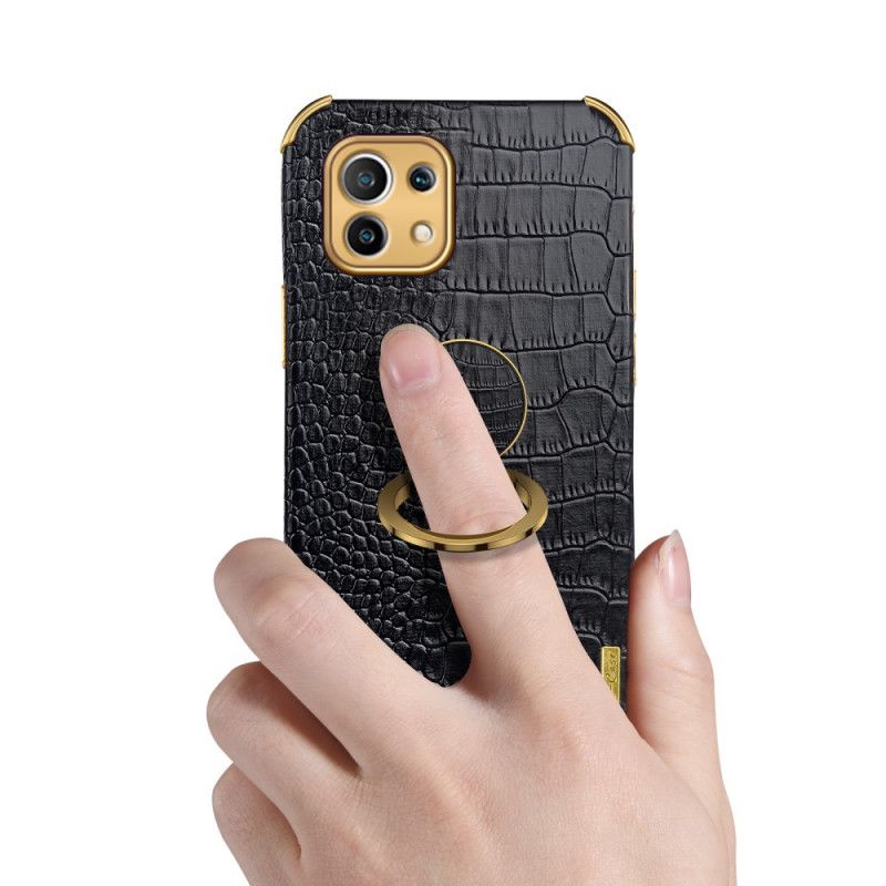 Coque Xiaomi Mi 11 X-case Effet Peau Crocodile