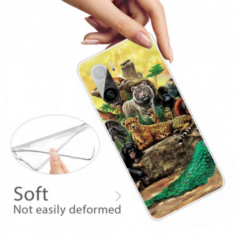 Coque Xiaomi Mi 11i 5G / Poco F3 Animaux Safari