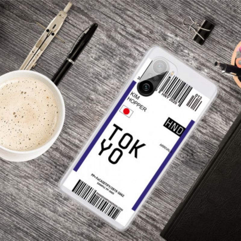 Coque Xiaomi Mi 11i 5G / Poco F3 Boarding Pass To Tokyo