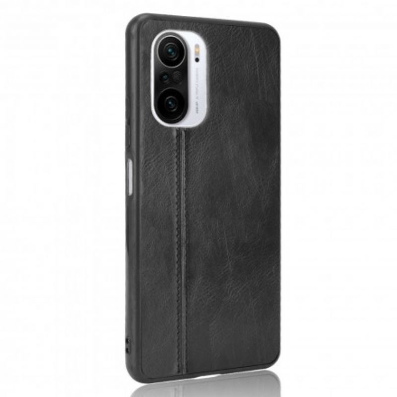 Coque Xiaomi Mi 11i 5G / Poco F3 Effet Cuir Couture