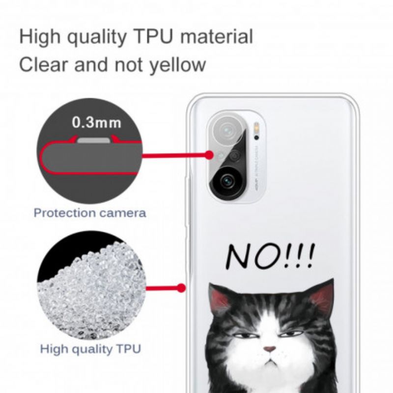 Coque Xiaomi Mi 11i 5G / Poco F3 Le Chat Qui Dit Non