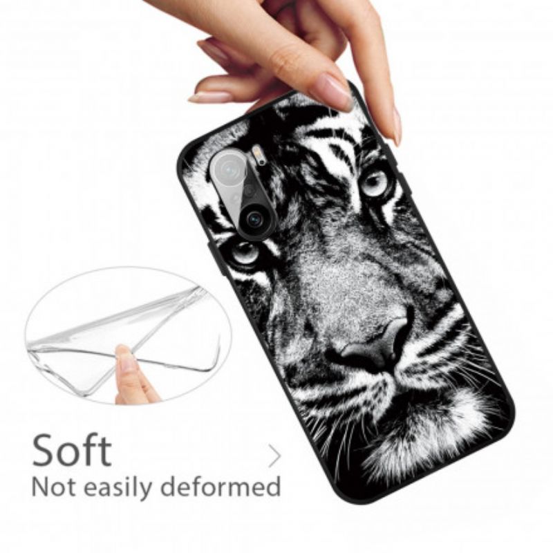 Coque Xiaomi Mi 11i 5G / Poco F3 Tigre Noir Et Blanc