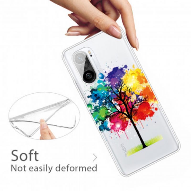 Coque Xiaomi Mi 11i 5G / Poco F3 Transparente Arbre Aquarelle