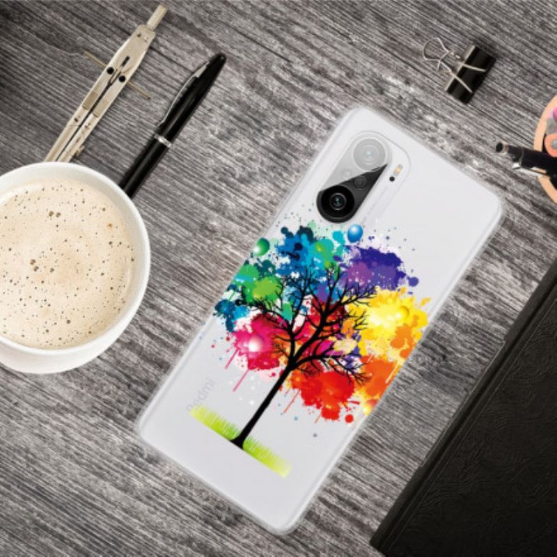 Coque Xiaomi Mi 11i 5G / Poco F3 Transparente Arbre Aquarelle