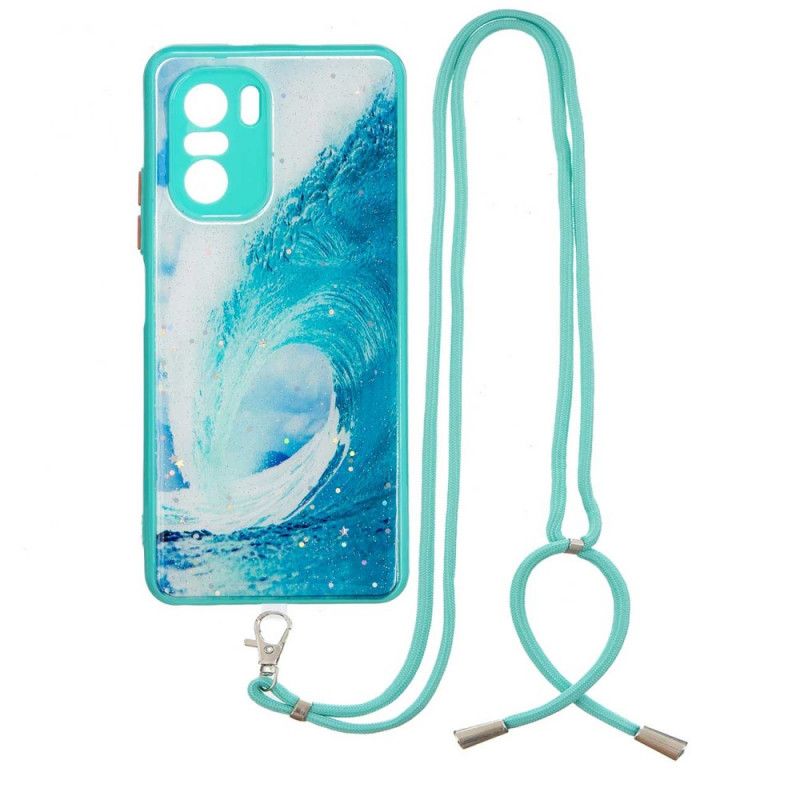 Coque Xiaomi Mi 11i 5G / Poco F3 Vague Avec Cordon