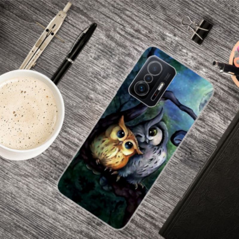 Coque Xiaomi Mi 11T / 11T Pro Peinture Hiboux