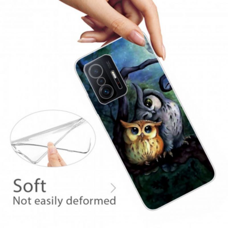 Coque Xiaomi Mi 11T / 11T Pro Peinture Hiboux