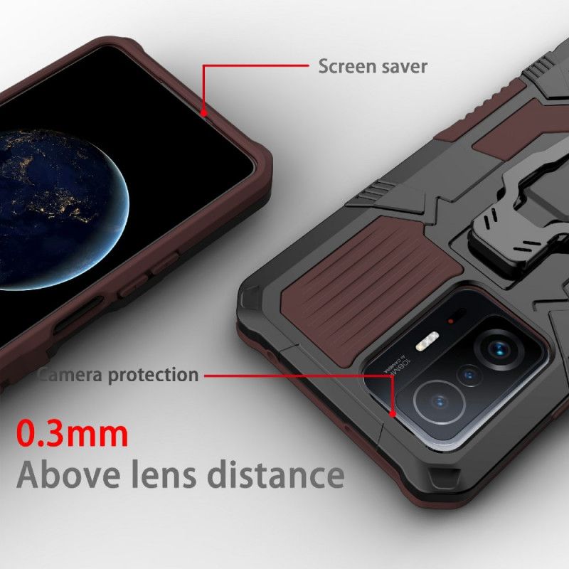 Coque Xiaomi Mi 11T / 11T Pro Robot Avec Pince Ceinture