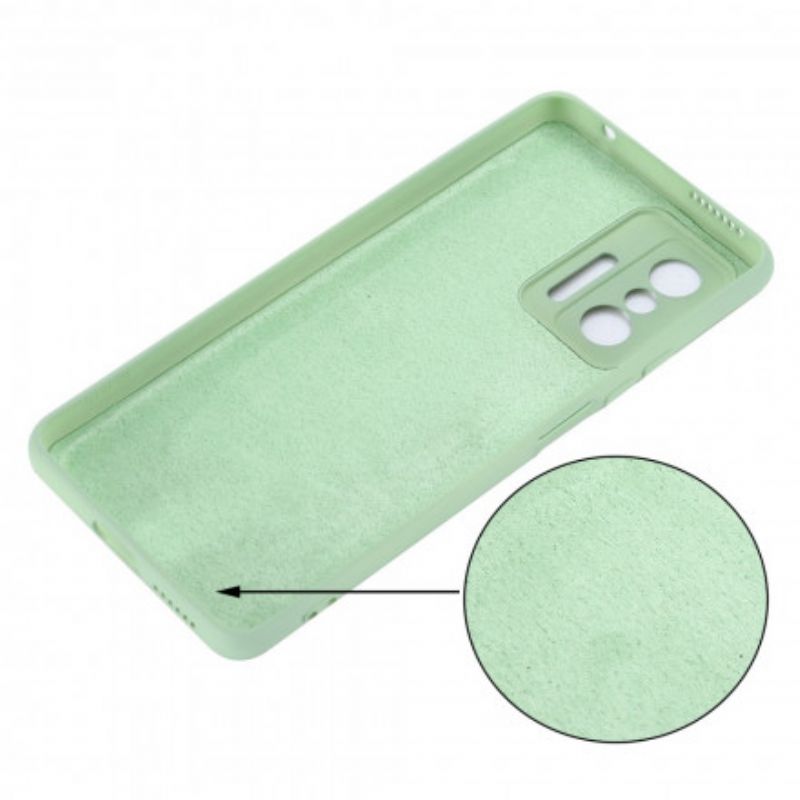 Coque Xiaomi Mi 11T / 11T Pro Silicone Liquide Avec Lanière