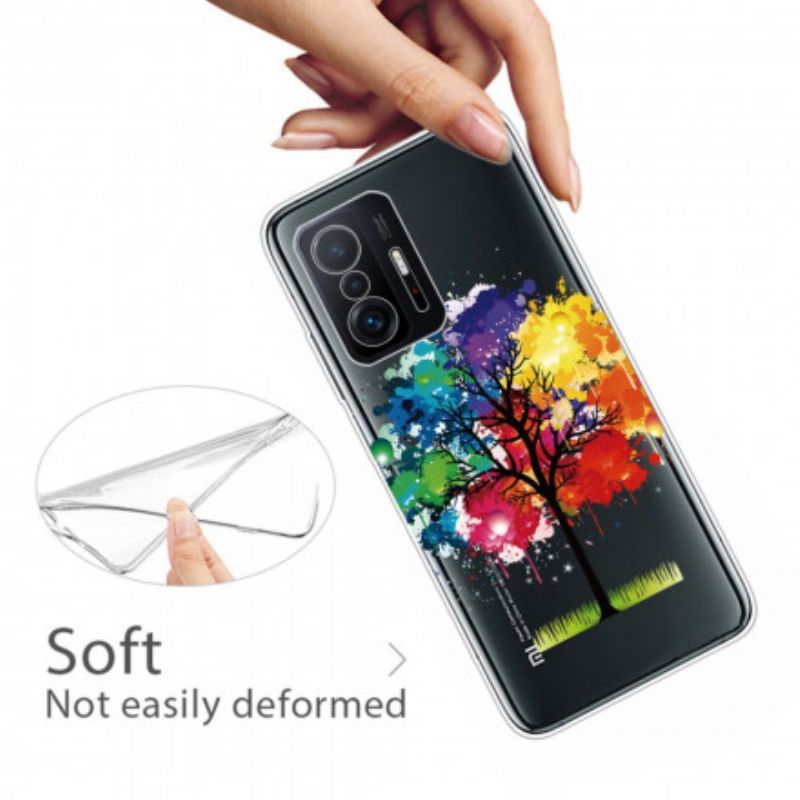 Coque Xiaomi Mi 11T / 11T Pro Transparente Arbre Aquarelle